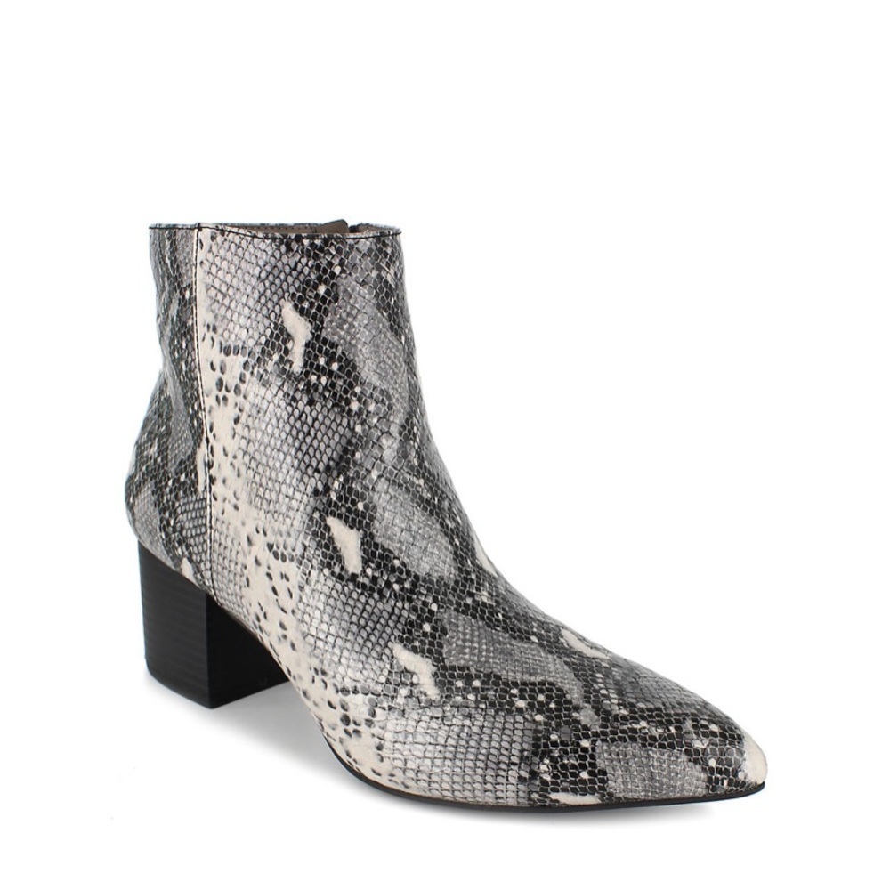 Espirit Maren Snakeprint Ankle Boots size 7.5 NEW